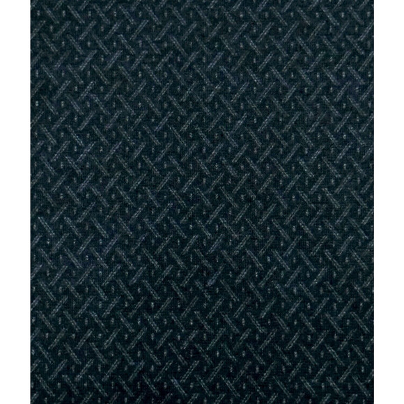 DKNY Pull On Ponte Pants Leather Navy Blue Diamond Lattice Work Career Medium - Picture 7 of 10